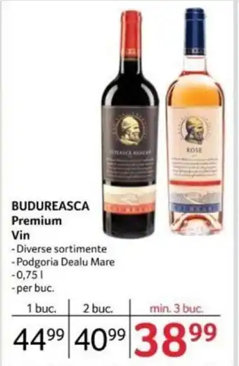 Selgros BUDUREASCA Premium Vin Ofertă