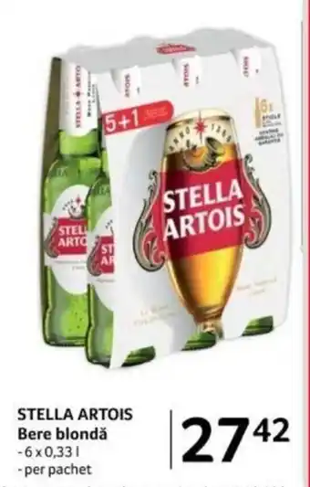 Selgros STELLA ARTOIS Bere blondǎ Ofertă