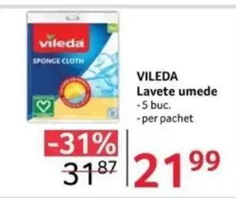 Selgros VILEDA Lavete umede Ofertă