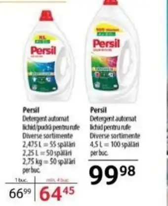Selgros Persil Detergent automat Ofertă