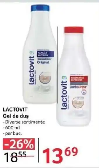 Selgros LACTOVIT Gel de duş Ofertă