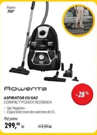 Flanco ASPIRATOR CU SAC COMPACT POWER RO3985EA Ofertă