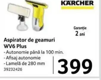 Selgros Aspirator de geamuri WV6 Plus Ofertă