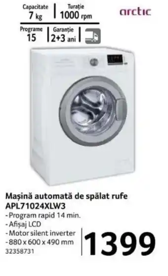 Selgros Maşină automată de spălat rufe APL71024XLW3 Ofertă