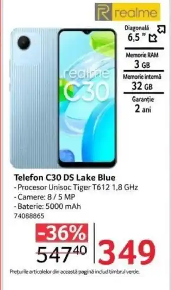 Selgros Telefon C30 DS Lake Blue Ofertă