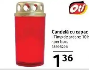 Selgros Candelă cu capac Ofertă