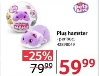 Selgros Pluş hamster Ofertă