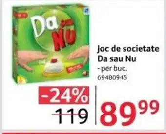 Selgros Joc de societate Da sau Nu Ofertă