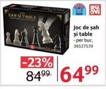 Selgros Joc de șah și table Ofertă