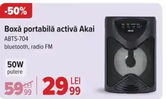 Carrefour Boxă portabilă activă Akai ABTS-704 Ofertă