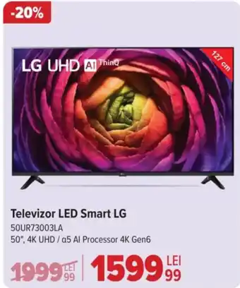 Carrefour Televizor LED Smart LG 50UR73003LA Ofertă