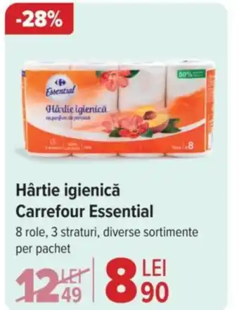 Carrefour Hârtie igienicǎ Carrefour Essential Ofertă