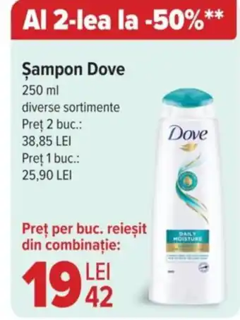 Carrefour Șampon Dove Ofertă