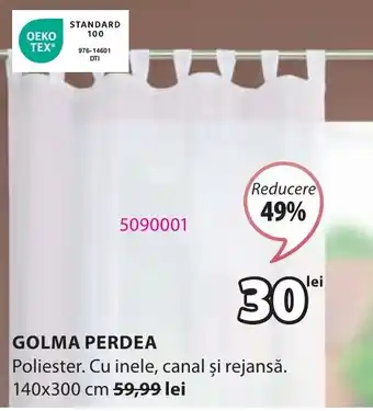 JYSK GOLMA PERDEA Ofertă