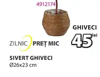 JYSK SIVERT GHIVECI Ofertă