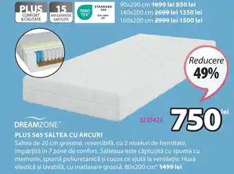 JYSK PLUS S65 SALTEA CU ARCURI Ofertă