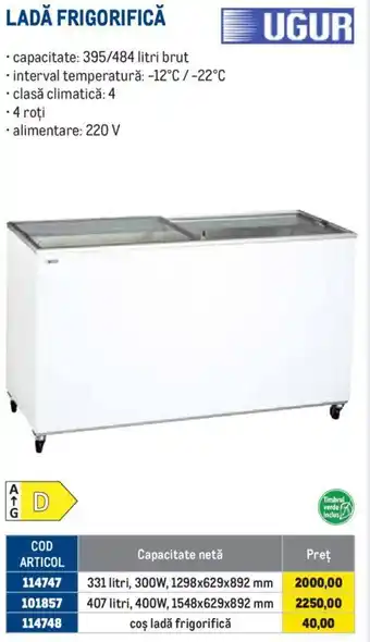 LADĂ FRIGORIFICĂ