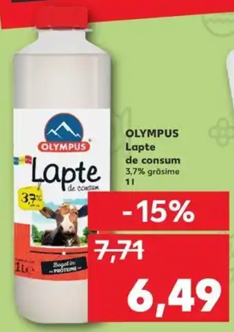 Kaufland OLYMPUS Lapte de consum 3,7% grăsime Ofertă