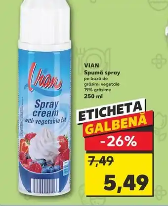 Kaufland VIAN Spumă spray Ofertă