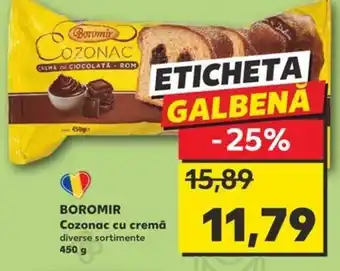 Kaufland BOROMIR Cozonac cu cremă Ofertă