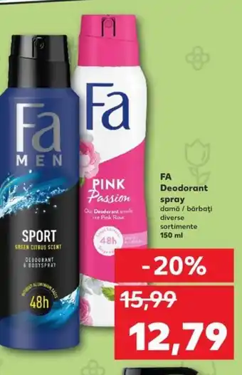 Kaufland FA Deodorant spray Ofertă