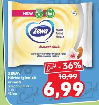 Kaufland ZEWA Hârtie igienicǎ umedă Ofertă
