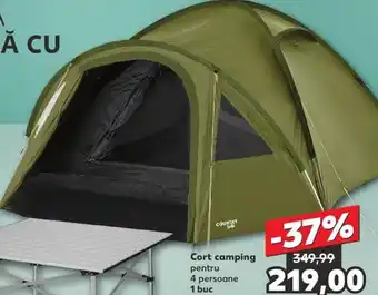 Kaufland Cort camping pentru 4 persoane 1 buc Ofertă