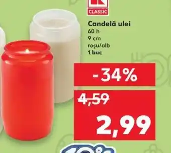 Kaufland Candelǎ ulei Ofertă