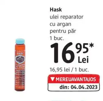 DM Hask ulei reparator cu argan pentru păr Ofertă