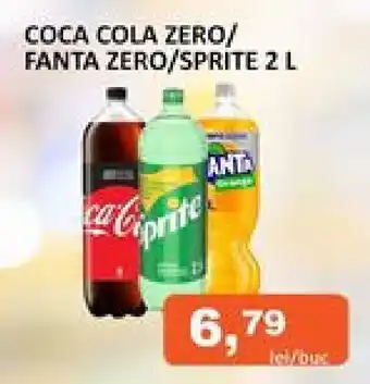 Unicarm COCA COLA ZERO/ FANTA ZERO/SPRITE 2 L Ofertă