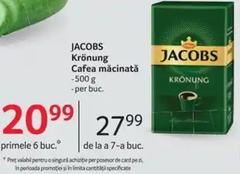 Selgros JACOBS Krönung Cafea măcinată Ofertă