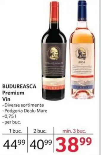 Selgros BUDUREASCA Premium Vin Ofertă