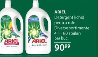 Selgros ARIEL Detergent lichid pentru rufe Ofertă