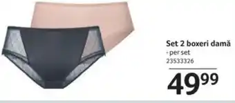 Selgros Set 2 boxeri damă Ofertă