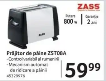 Selgros Prăjitor de pâine ZST08A Ofertă