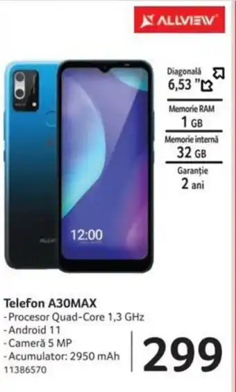 Selgros Telefon A30MAX Ofertă