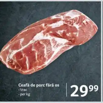 Selgros Ceafă de porc fără os Ofertă