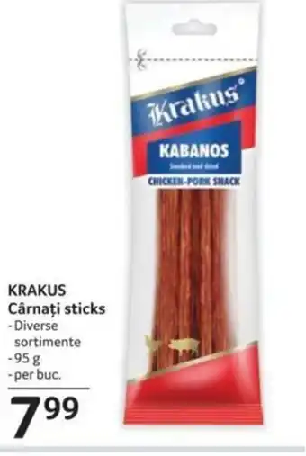 Selgros KRAKUS Cârnaţi sticks Ofertă