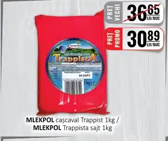 CBA MLEKPOL caşcaval Trappist 1kg Ofertă