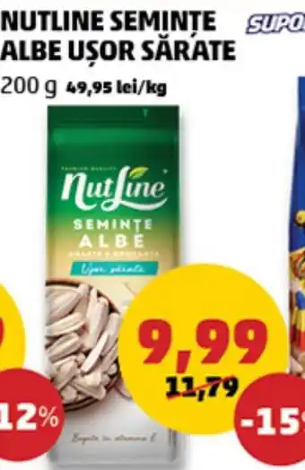 Penny NUTLINE SEMINŢE ALBE UŞOR SĂRATE Ofertă