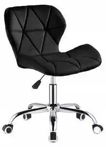 JAKS SCAUN BIROU PIVOTANT VELUR NEGRU