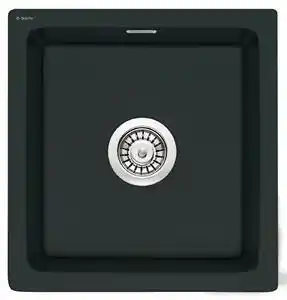 Favi Chiuveta bucatarie din ceramica, culoare negru mat, Deante Sabor Negru mat Ofertă