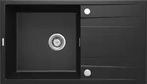 Favi Chiuveta bucatarie compozit cu picurator grafit metalic Deante Eridan Grafit metalic Ofertă