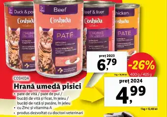 Lidl COSHIDA Hrană umedă pisici Ofertă