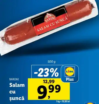 Lidl BARONI Salam cu șuncă Ofertă