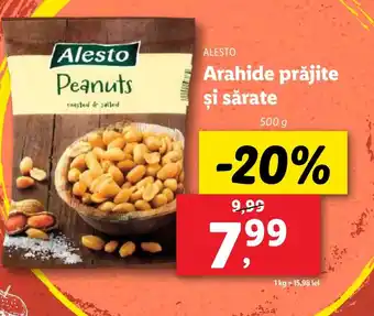 Lidl ALESTO Arahide prăjite şi sărate Ofertă