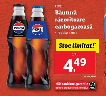 Lidl PEPSI Băutură răcoritoare carbogazoasă Ofertă