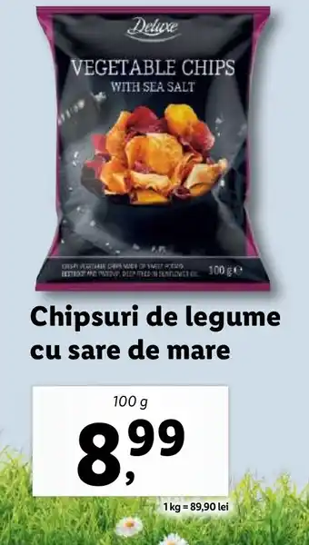 Lidl Chipsuri de legume cu sare de mare Ofertă