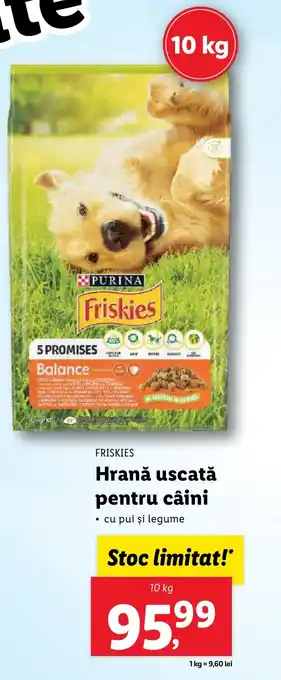 Lidl FRISKIES Hrană uscată pentru câini Ofertă