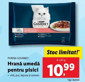 Lidl PURINA GOURMET Hrană umedă pentru pisici Ofertă